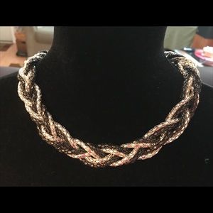 Glittery Braided Choker